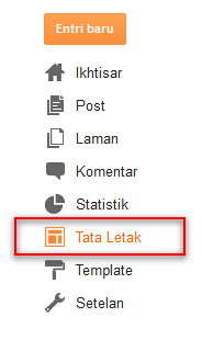 Tata letak Blogger