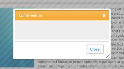 jQuery Dialog Widget