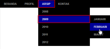Menu Navigasi Sesudah Diperbaiki
