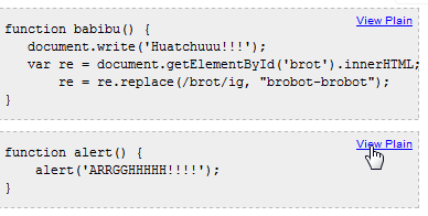 Plain Code