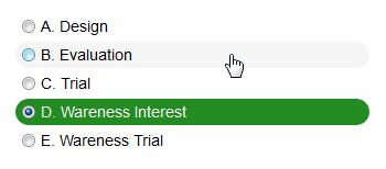 Example of Accessible QA Form