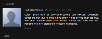 Memperbesar Avatar/Foto Profil Komentar