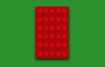 CSS3 Lego Block