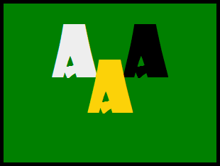 css text shadow inset