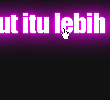 css link menyala glowing