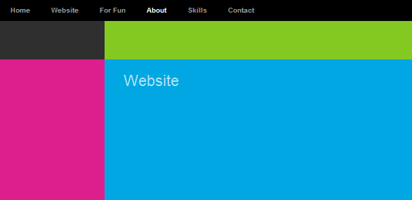 One Page Dynamic Website