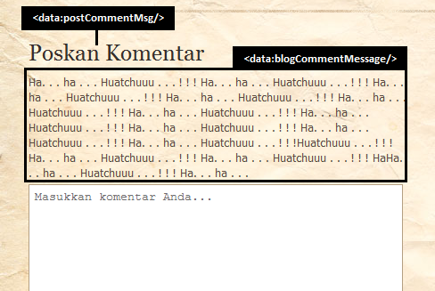 Formulir Komentar